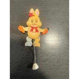 Vintage Collectible Moving Easter Bunny  Pin